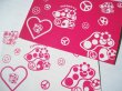 画像5: ネット限定価格♩ぴのこ家オリジナル ポストカード ハガキ★(ピンク×白プリント） (5)