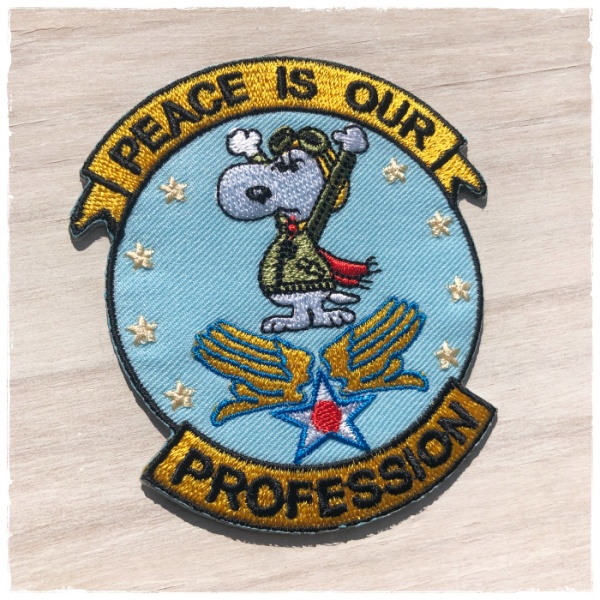 Peace Is Our Profession スヌーピー ワッペン Snoopy