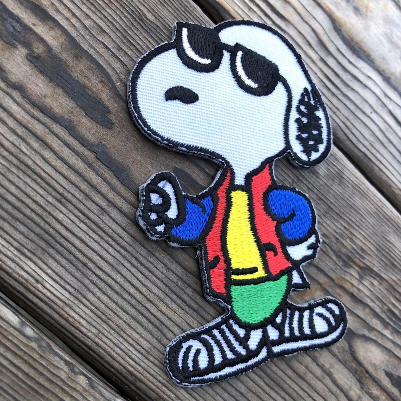 グラサン 80年代 スカジャン ディスコ スヌーピー ワッペン Snoopy ワッペン Pinoko Ya ぴのこ家